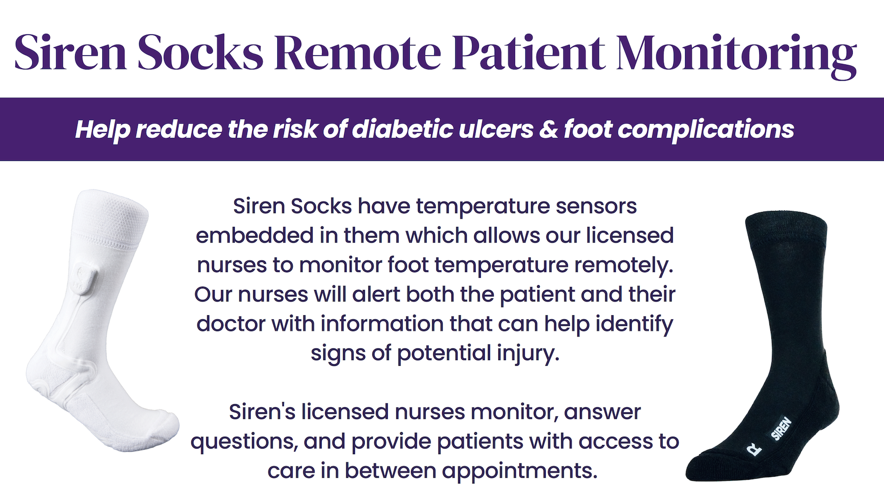 Siren Care socks foot temperature monitoring - Informational FAQ 8.5 by ...